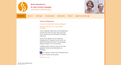 Desktop Screenshot of frauenaerztinnen-vegesack.de
