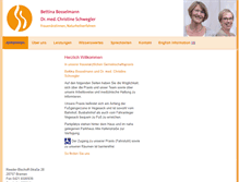 Tablet Screenshot of frauenaerztinnen-vegesack.de